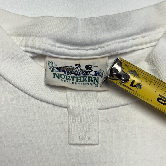 Vintage Northern Reflections T Shirt Medium 21.5x25 Humming Bird Nature 90s Y2K - Picture 11 of 13